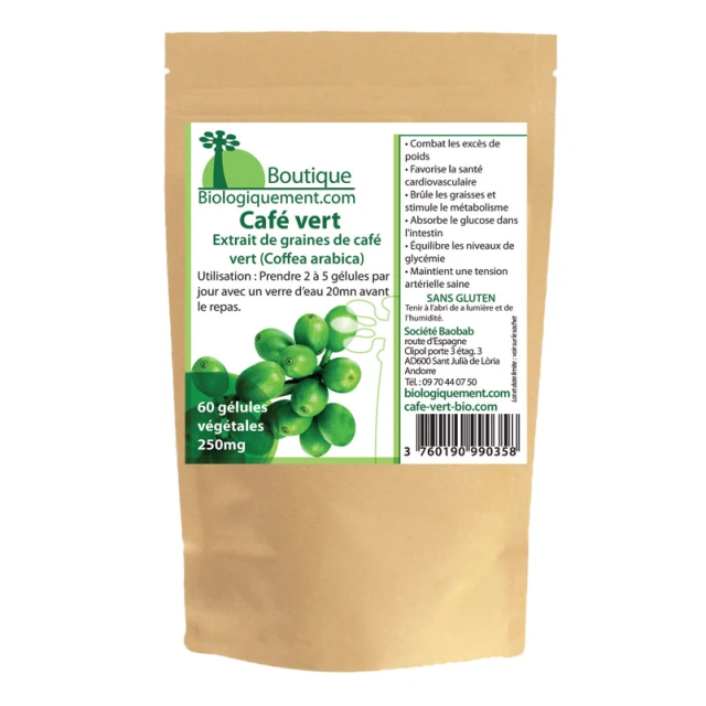 Gélules de Café vert